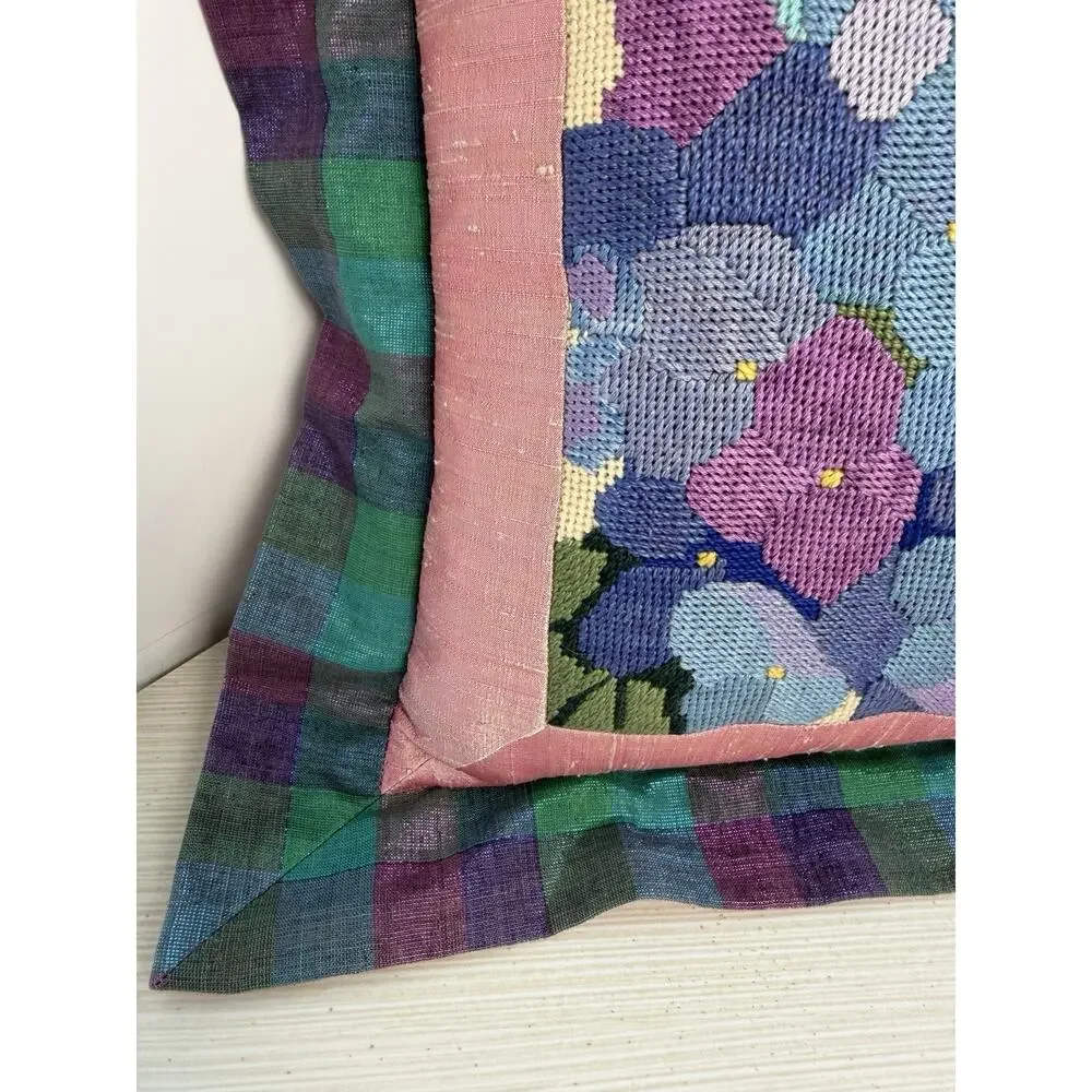 Handmade look cottage pillow